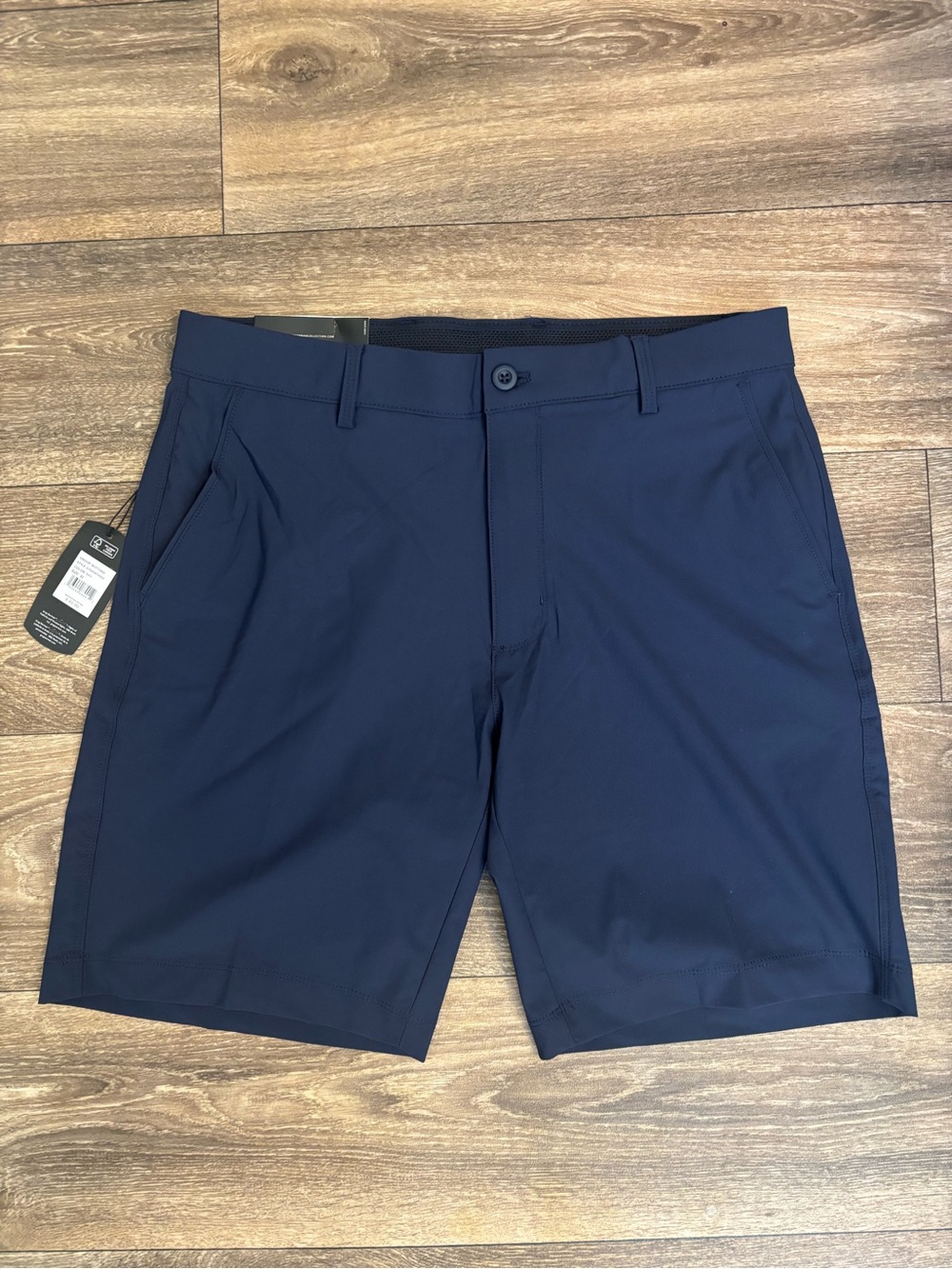 Greg Norman Collection Navy Blue Performance Stretch Golf Shorts Size 32